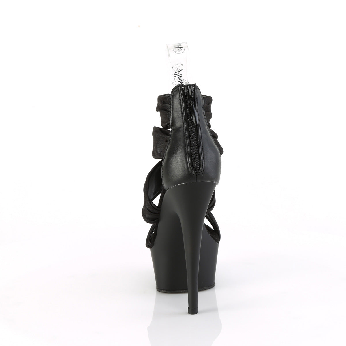 DELIGHT-620 Pleaser Black 6 Inch Pole Dance Platform Shoes