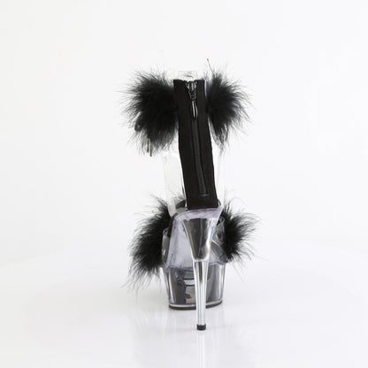 DELIGHT-624F Pleaser Black 6 Inch Exotic Dancing Platform Shoes