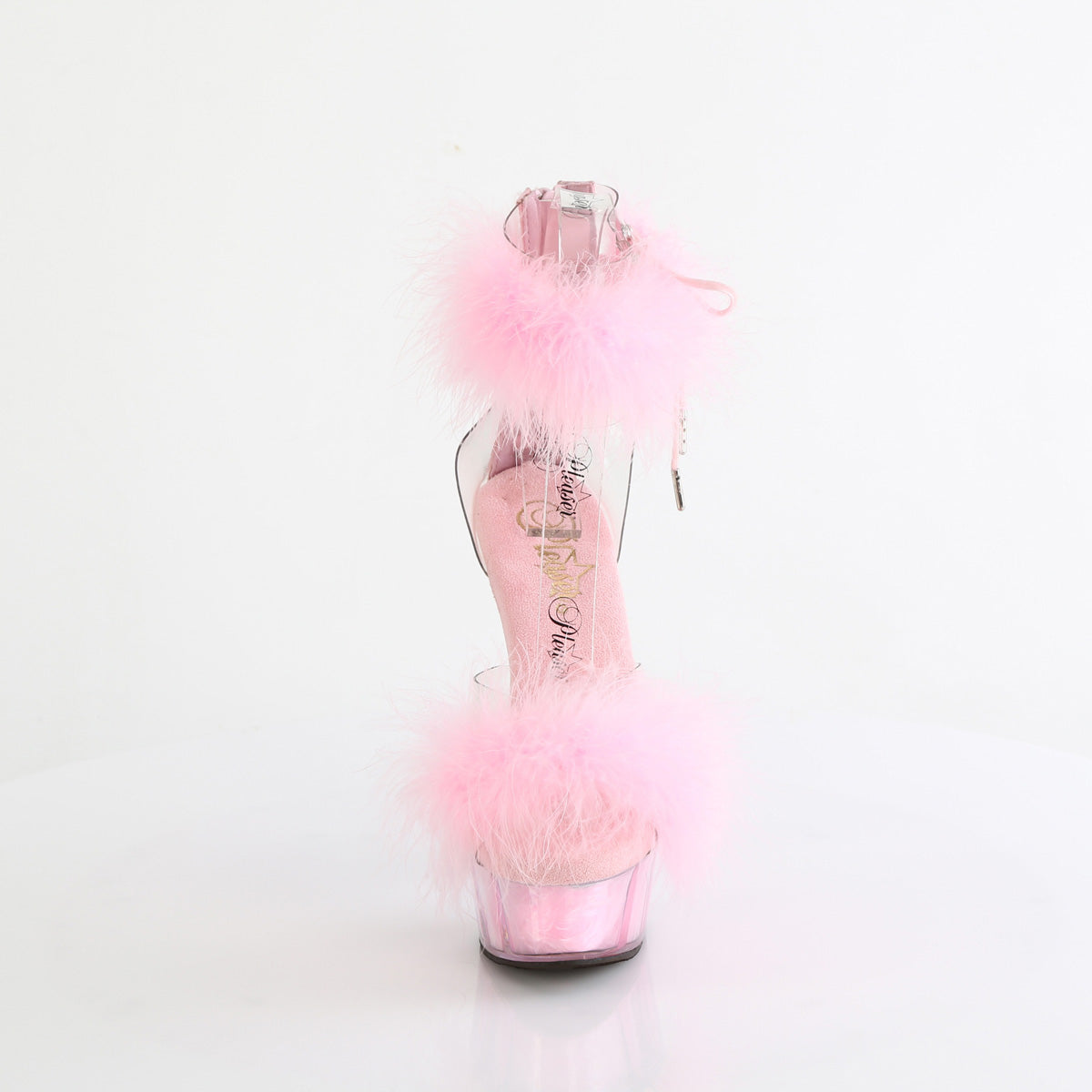 DELIGHT-624F Pleaser Baby Pink 6 Inch Pole Dance Platform Shoes