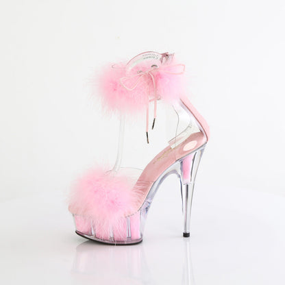 DELIGHT-624F Pleaser Baby Pink 6 Inch Pole Dance Platform Shoes
