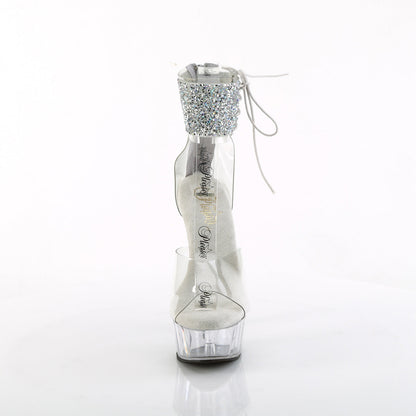 DELIGHT-624RS-02 Pleaser Clear 6 Inch Strippers Platform Shoes