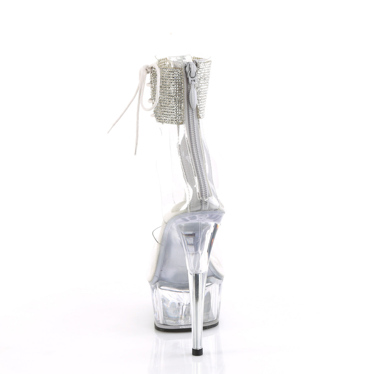 DELIGHT-624RS Pleaser Clear 6 Inch Pole Dance Platform Shoes