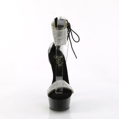 DELIGHT-627RS Pleaser Black 6 Inch Lap Dance Platform Shoes