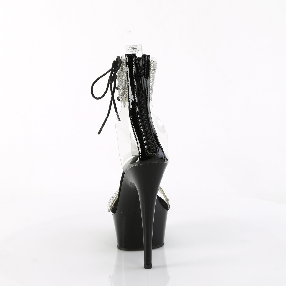 DELIGHT-627RS Pleaser Black 6 Inch Lap Dance Platform Shoes