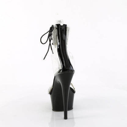 DELIGHT-627RS Pleaser Black 6 Inch Lap Dance Platform Shoes