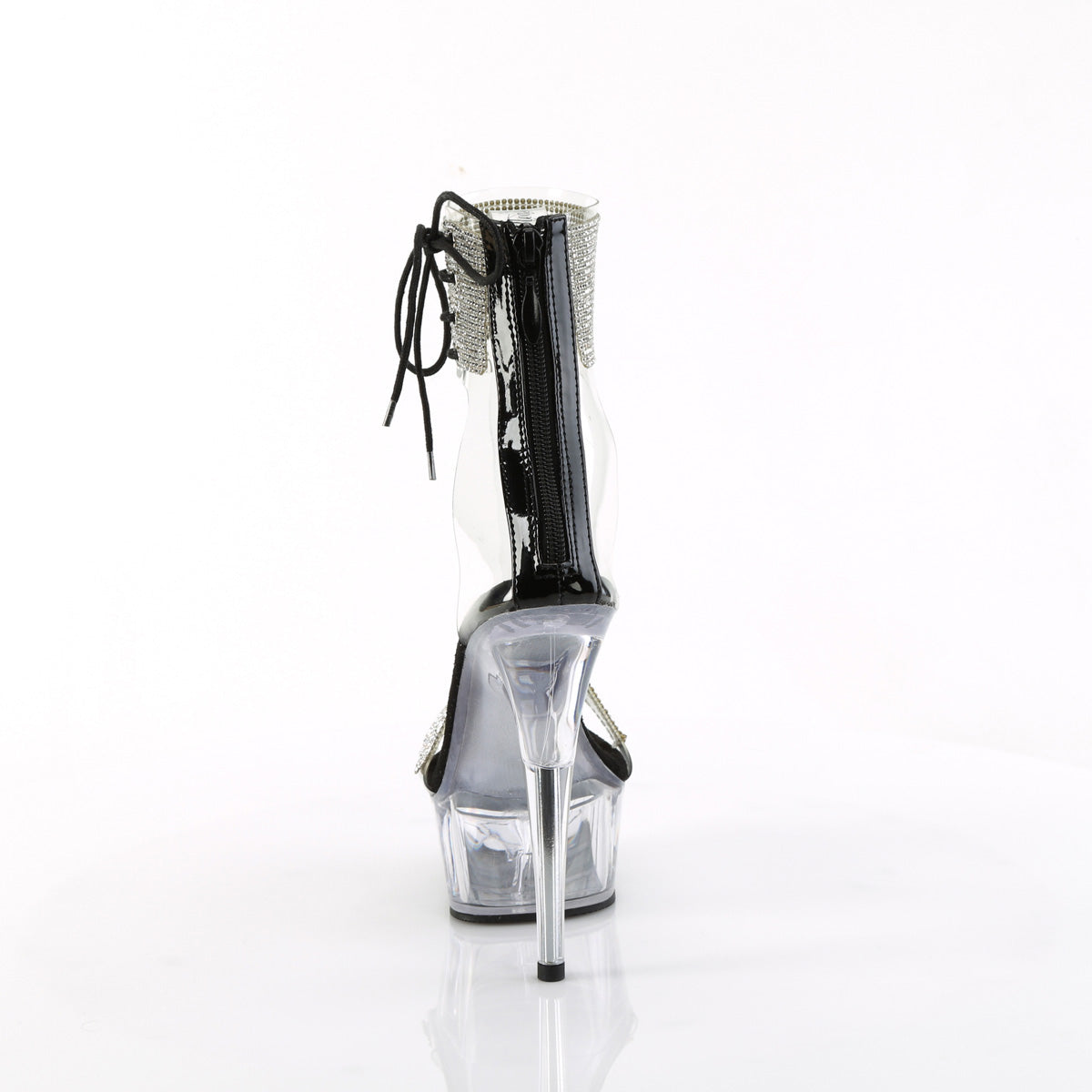 DELIGHT-627RS Pleaser Clear 6 Inch Glamour Platform Shoes