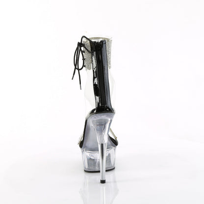 DELIGHT-627RS Pleaser Clear 6 Inch Glamour Platform Shoes