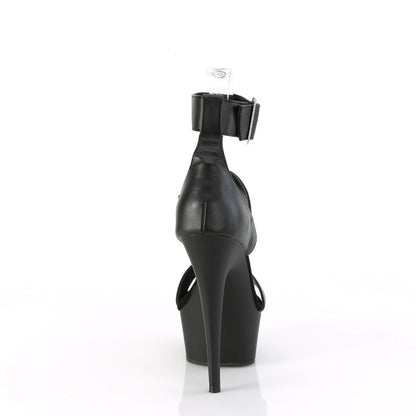 DELIGHT-629 Pleaser Black 6 Inch Pole Dance Platform Shoes