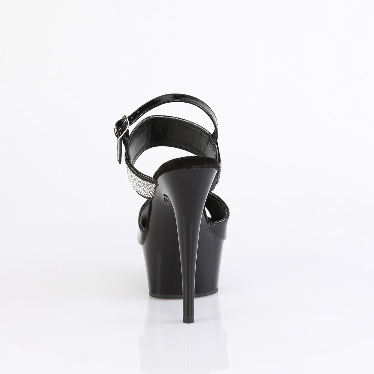 DELIGHT-639 Pleaser Black 6 Inch Exotic Dancer Platform Shoes