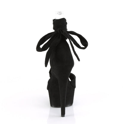 DELIGHT-679 Pleaser Black 6 Inch Strippers Platform Shoes