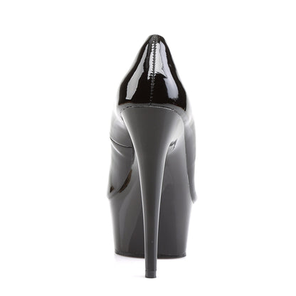 DELIGHT-685 Pleaser Black 6 Inch Pole Dance Platform Shoes