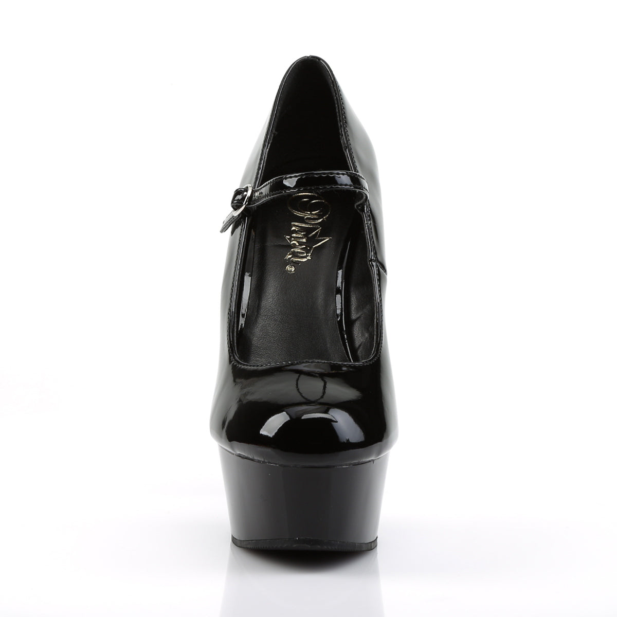 DELIGHT-687 Pleaser Black 6 Inch Exotic Dance Platform Shoes