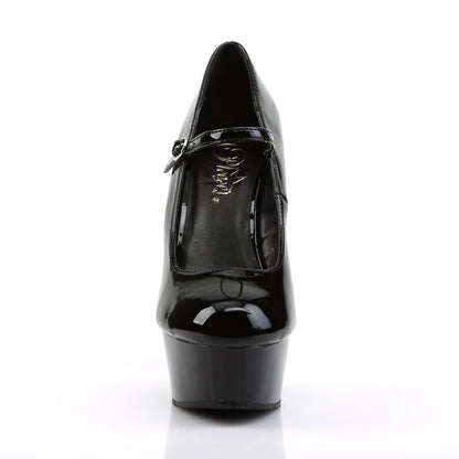 DELIGHT-687 Pleaser Black 6 Inch Exotic Dance Platform Shoes