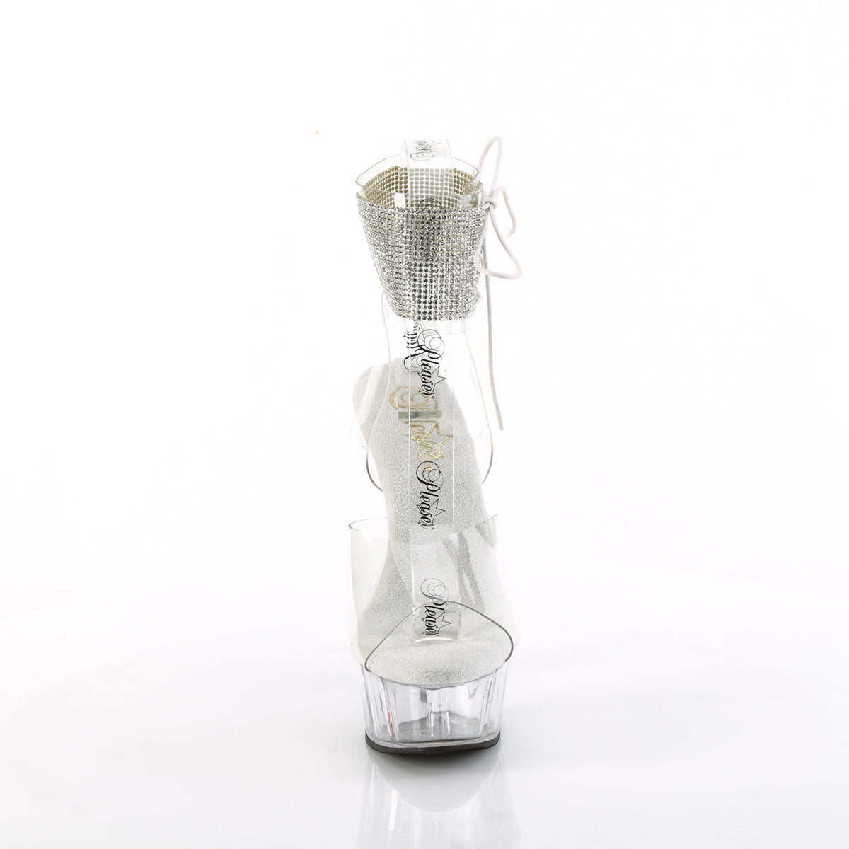DELIGHT-691-2RS Pleaser Clear 6 Inch Pole Dancer Platform Shoes