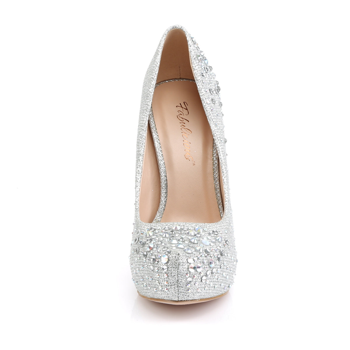 DESTINY-06R Fabulicious Silver 5 Inch Elegant Shoes