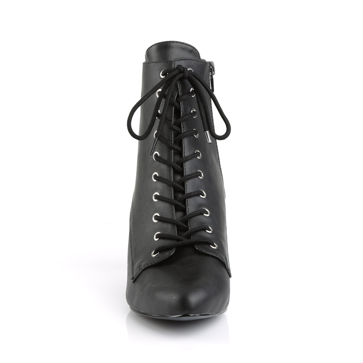 DIVINE-1020 Pleaser Pink Label Black 3 Inch Sexy Boots