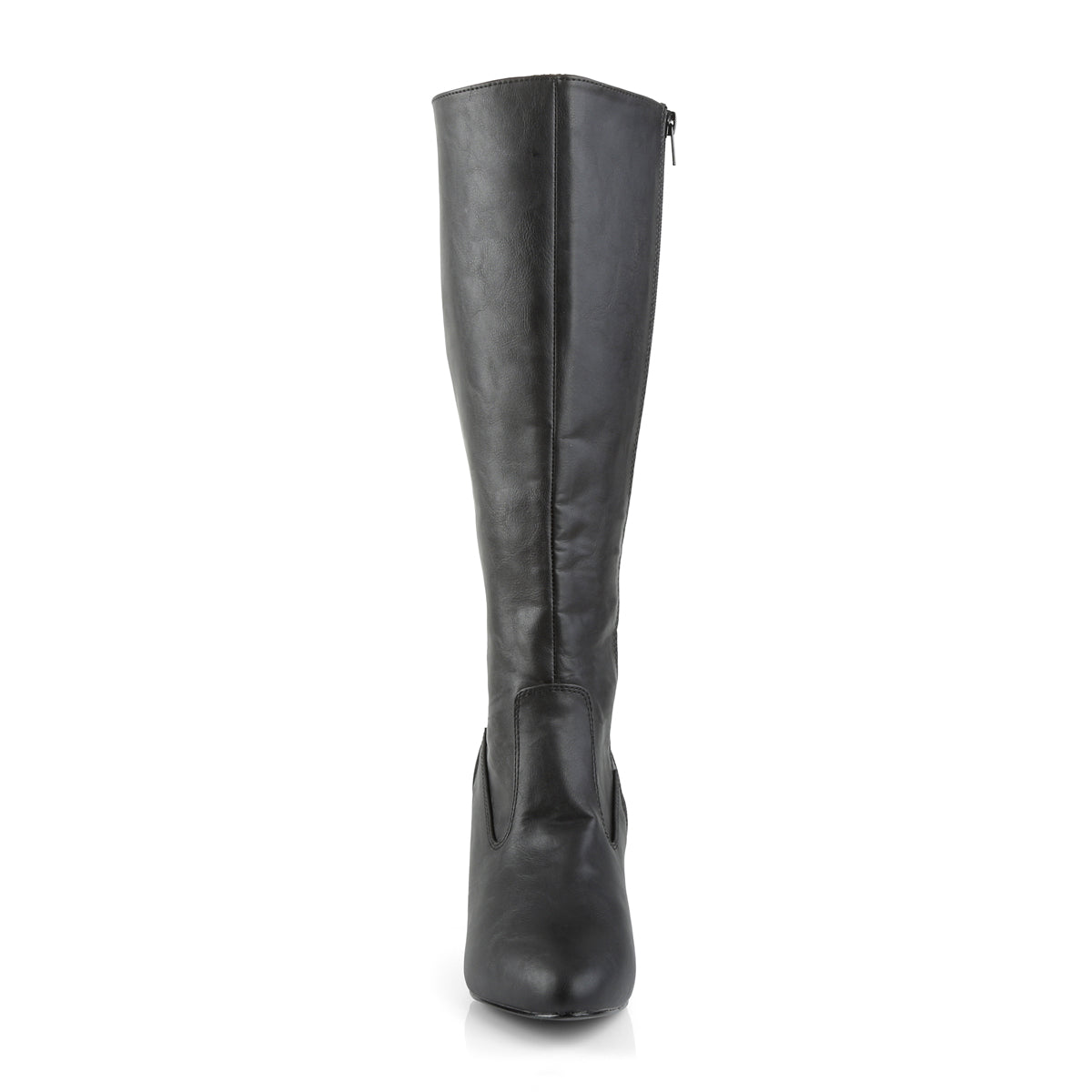 DIVINE-2018 Pleaser Pink Label Black 3 Inch Sexy Knee High Boots