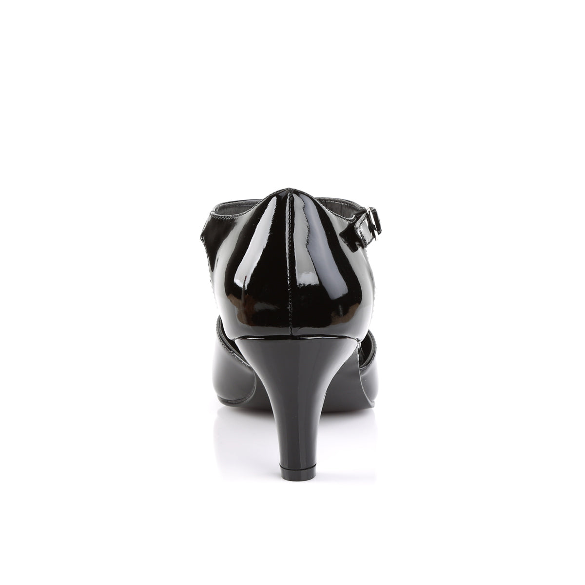 DIVINE-415 Pleaser Pink Label Black 3 Inch Fetish Ladies Heels
