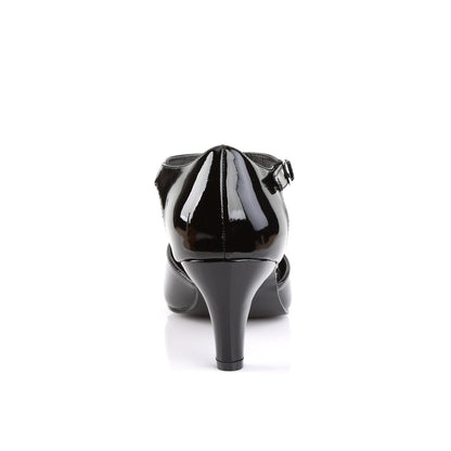 DIVINE-415 Pleaser Pink Label Black 3 Inch Fetish Ladies Heels