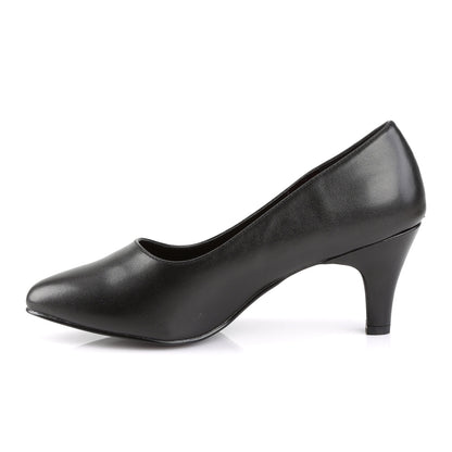 DIVINE-420 Pleaser Pink Label Black 3 Inch Erotic Ladies Heels