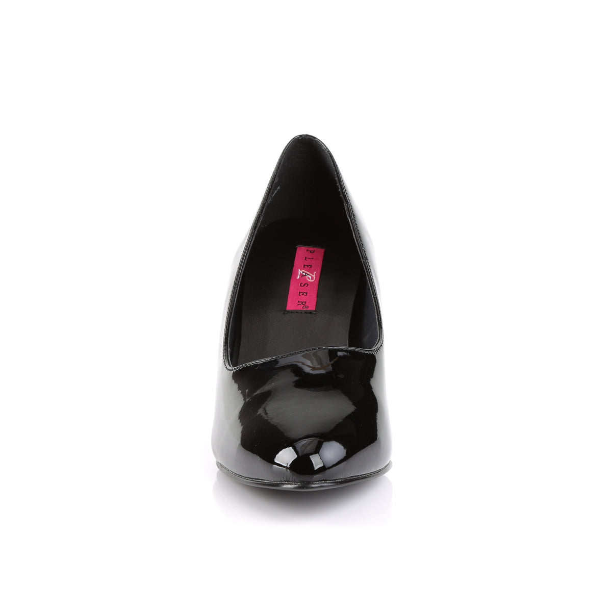 DIVINE-420 Pleaser Pink Label Black 3 Inch Exotic Ladies Heels