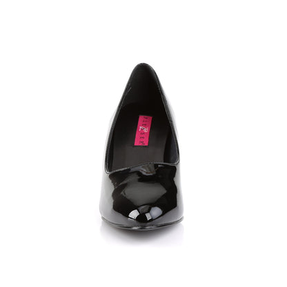 DIVINE-420 Pleaser Pink Label Black 3 Inch Exotic Ladies Heels