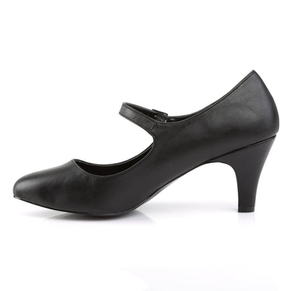 DIVINE-440 Pleaser Pink Label Black 3 Inch Sexy Ladies Heels