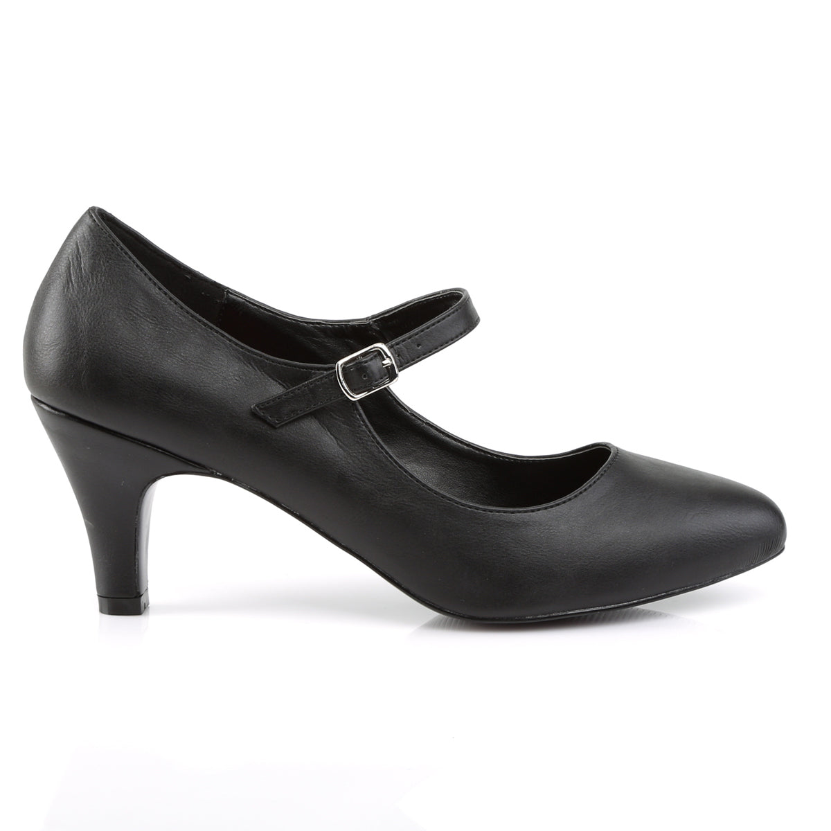 DIVINE-440 Pleaser Pink Label Black 3 Inch Sexy Ladies Heels
