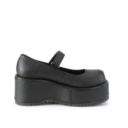 Demonia DOLLIE-01 Black Platform Mary Jane Shoes