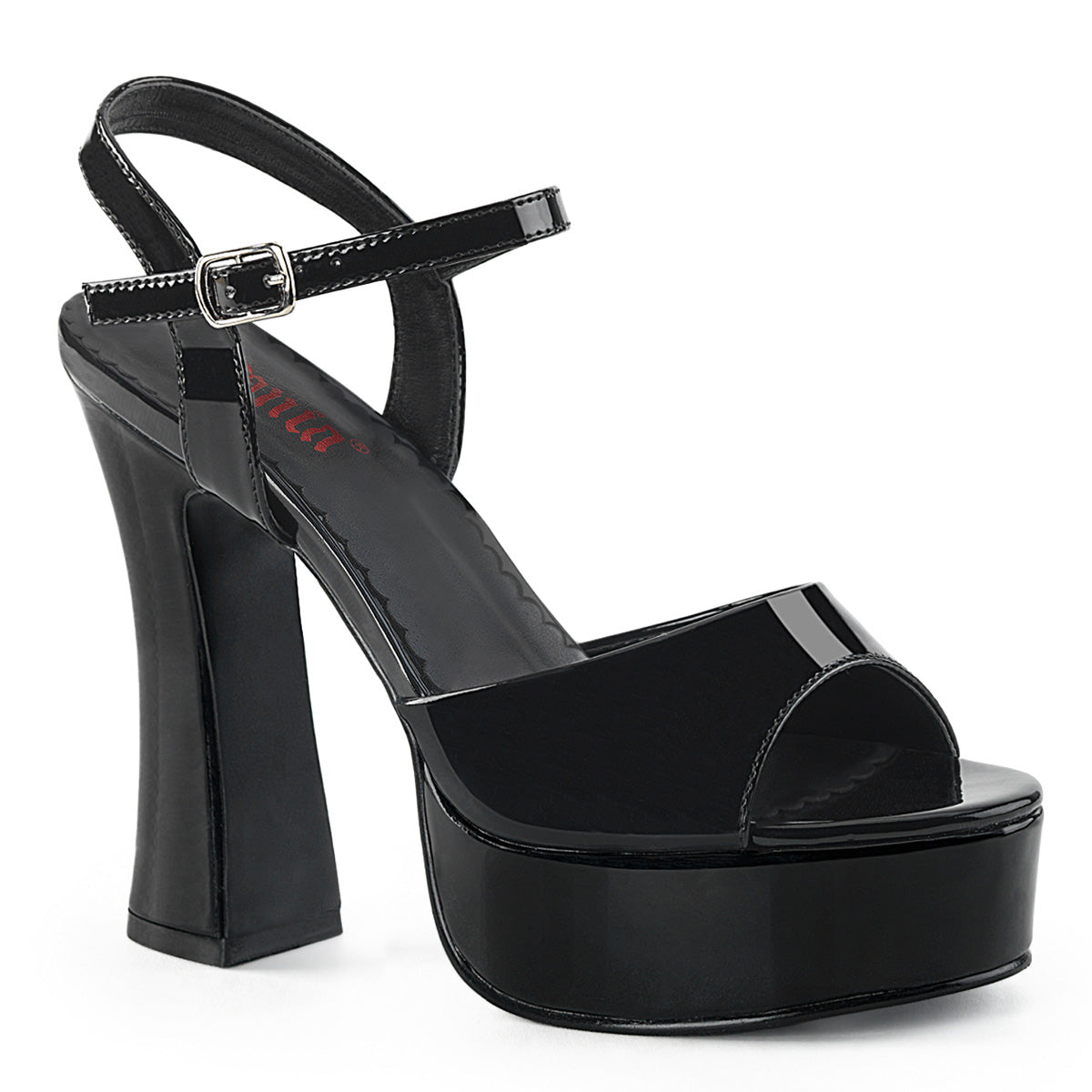 DOLLY-09 Demonia Cult Black 5 Inch Alternative Women's Sandals