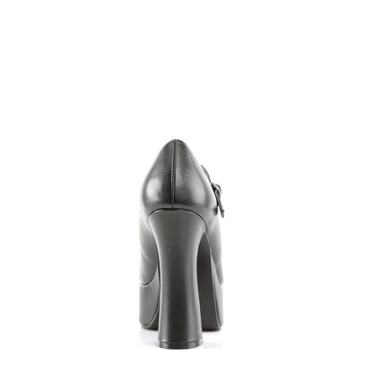 Demonia DOLLY-50 Black Platform Mary Jane Shoes - 5 Inch Heels