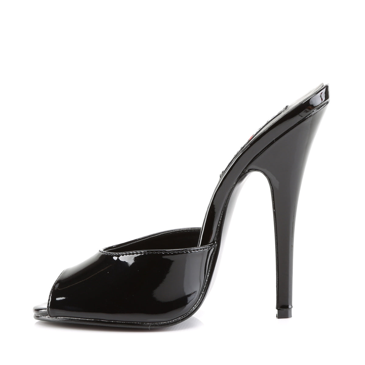 DOMINA-101 Devious Black 6 Inch Fetish Heels