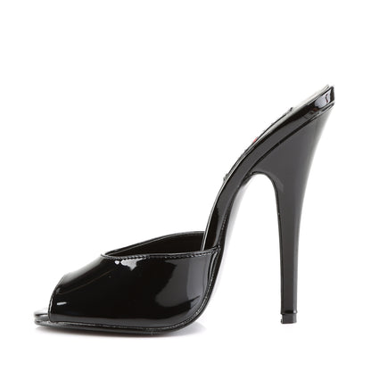 DOMINA-101 Devious Black 6 Inch Fetish Heels