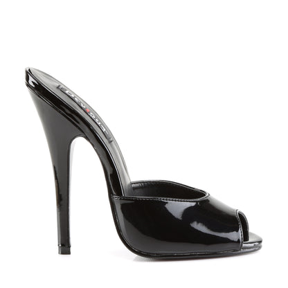 DOMINA-101 Devious Black 6 Inch Fetish Heels
