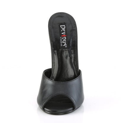 DOMINA-101 Devious Black 6 Inch Fetish Heels