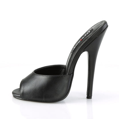 DOMINA-101 Devious Black 6 Inch Fetish Heels