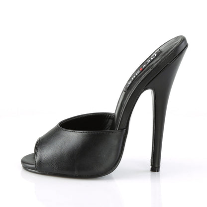 DOMINA-101 Devious Black 6 Inch Fetish Heels