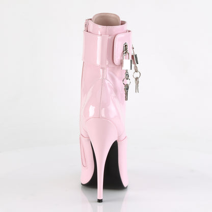 DOMINA-1023 Devious Baby Pink 6 Inch Fetish Heels