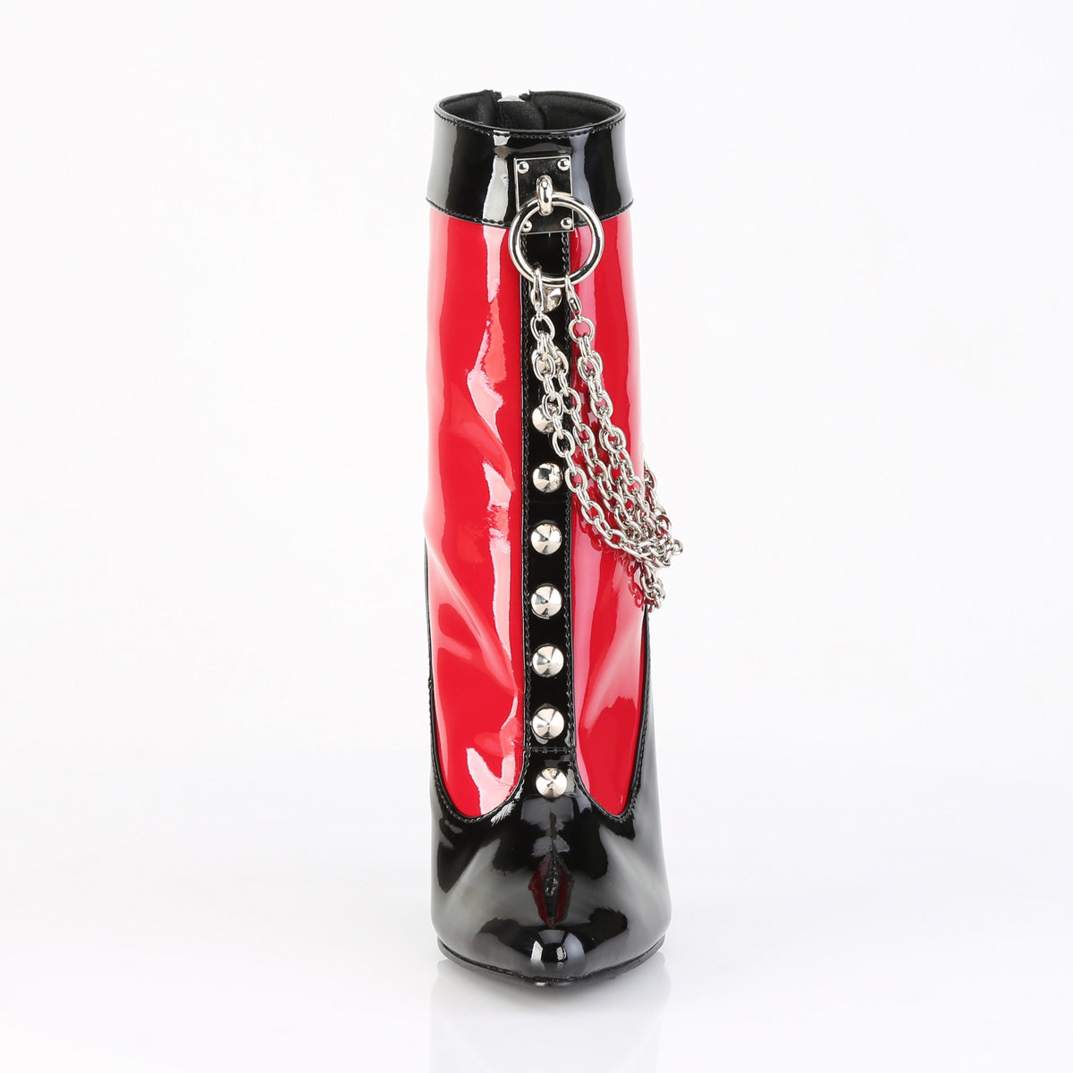 DOMINA-1033 Devious Black Red 6 Inch Fetish Heels