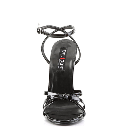 DOMINA-108 Devious Black 6 Inch Fetish Heels