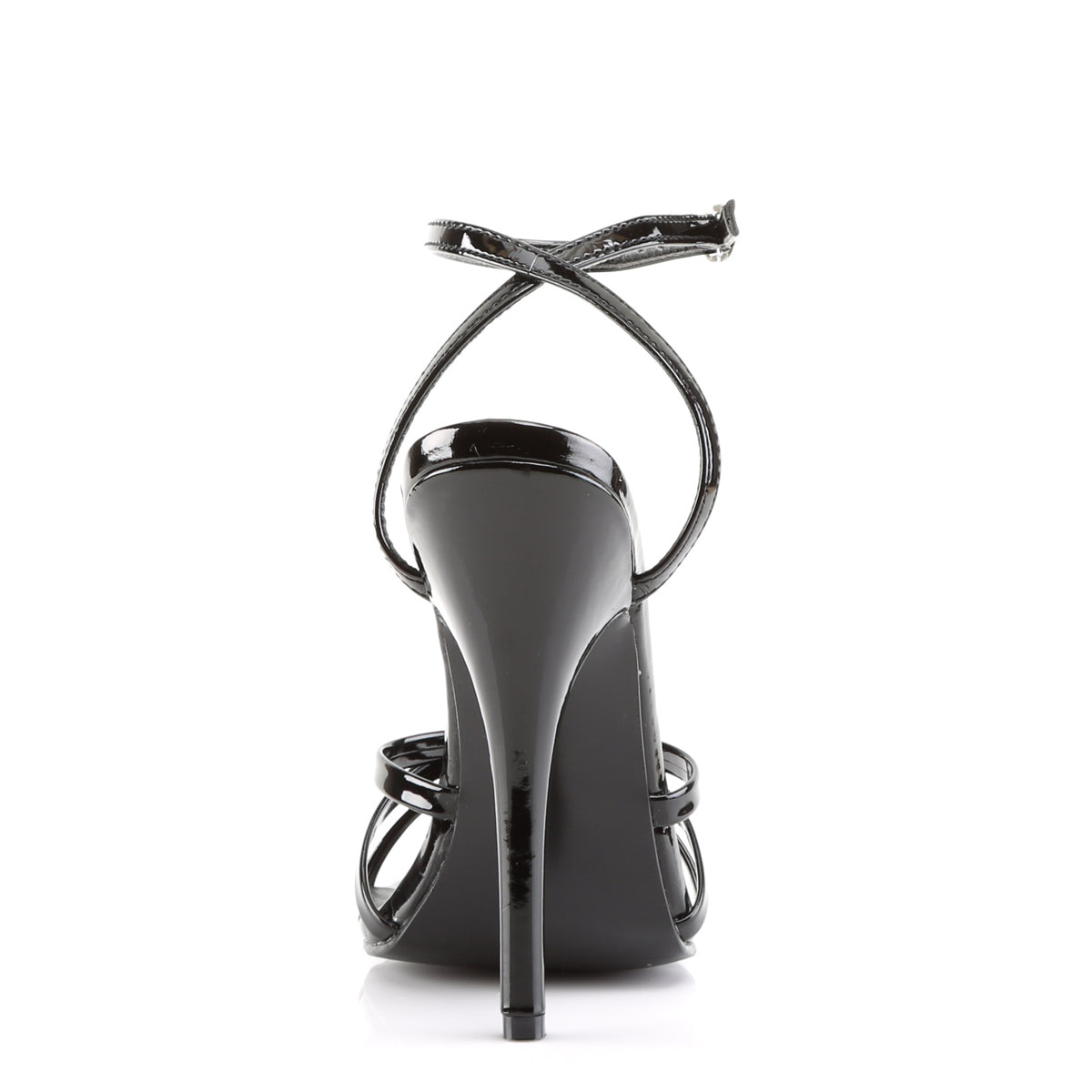 DOMINA-108 Devious Black 6 Inch Fetish Heels