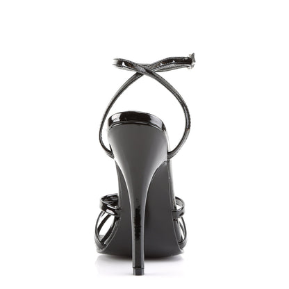 DOMINA-108 Devious Black 6 Inch Fetish Heels