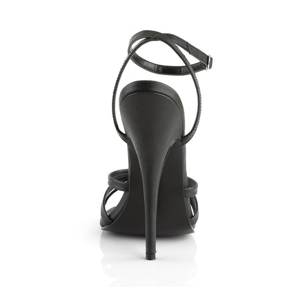 DOMINA-108 Devious Black 6 Inch Fetish Heels