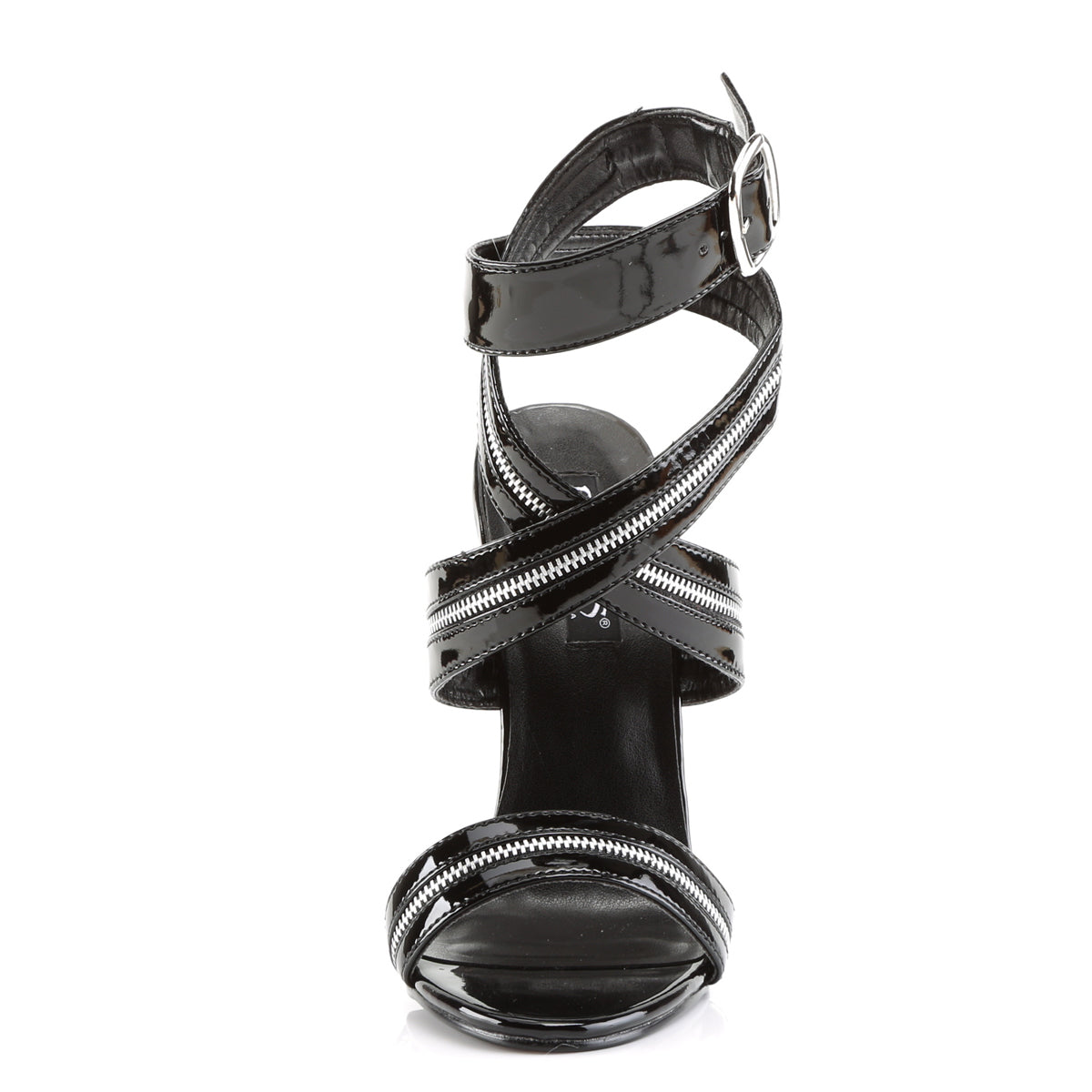 DOMINA-119 Devious Black 6 Inch Fetish Heels