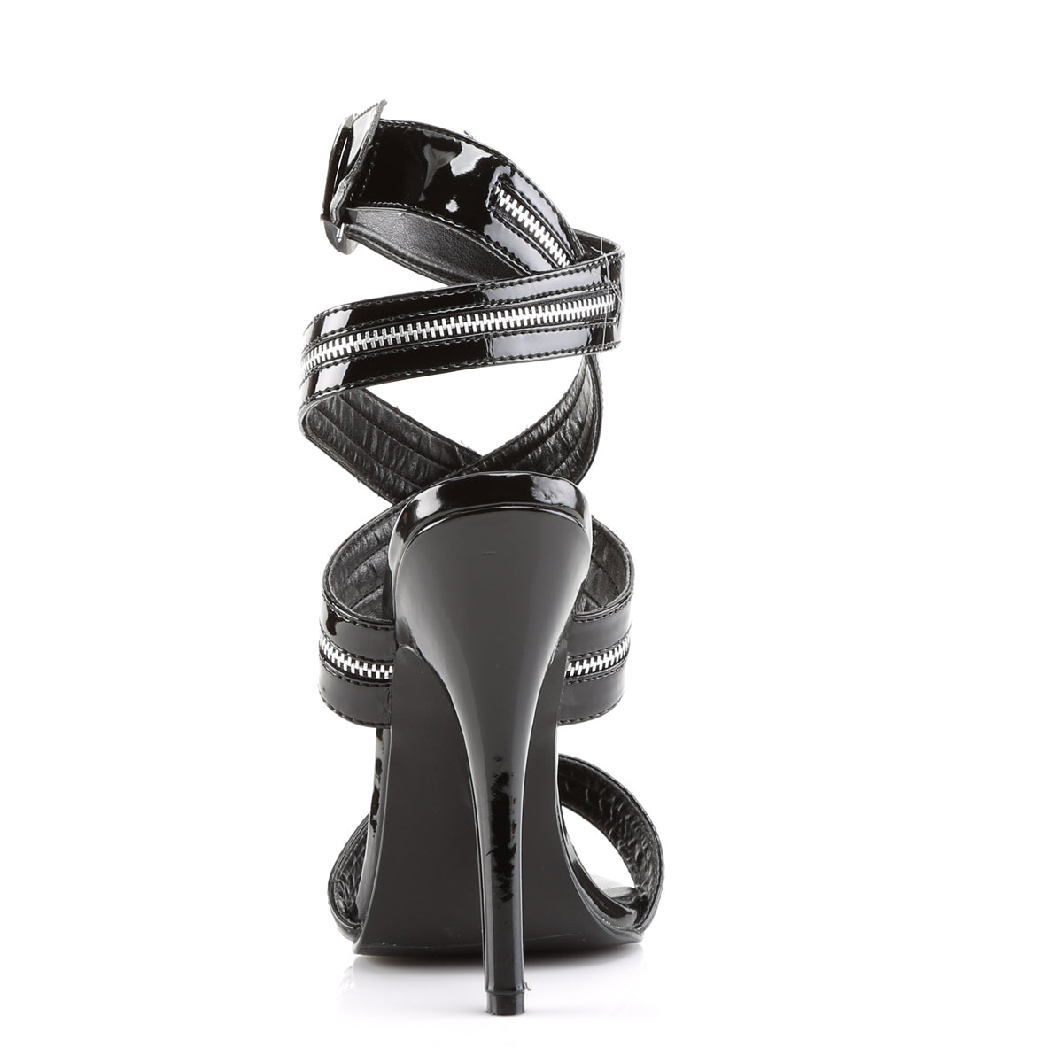 DOMINA-119 Devious Black 6 Inch Fetish Heels
