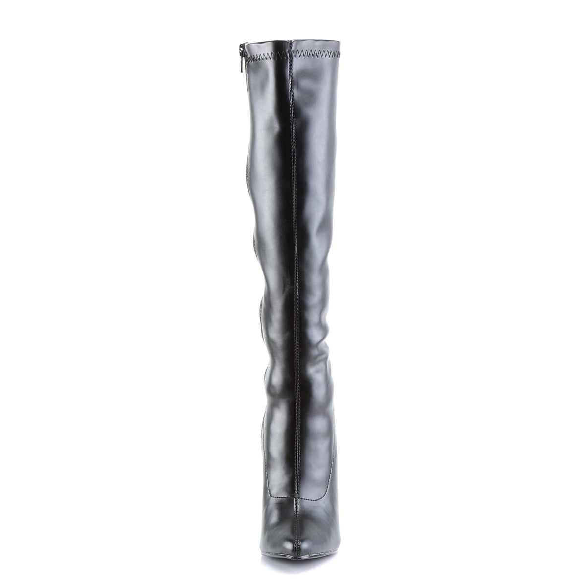 domina 2000 devious fetish shoes black stretch knee high length boots