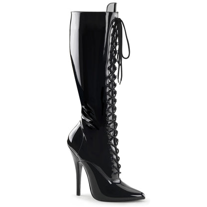 DOMINA-2020 Devious Black 6 Inch Fetish Heels