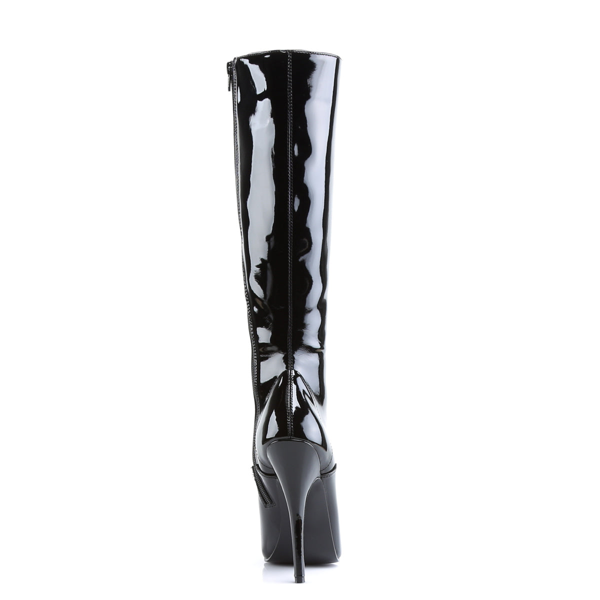 domina 2000 devious fetish shoes black stretch knee high length boots