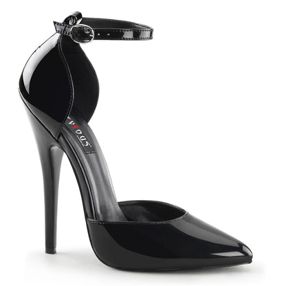 DOMINA-402 Devious Black 6 Inch Fetish Heels