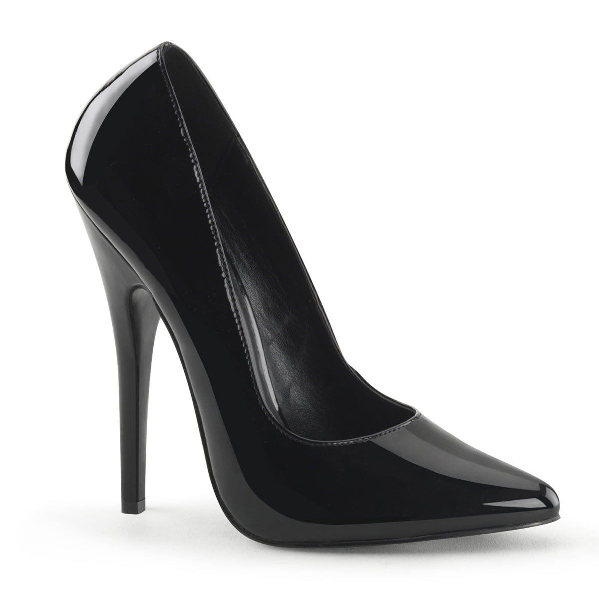 DOMINA-420 Devious Black 6 Inch Fetish Heels